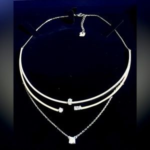 Swarovski necklace.